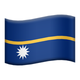 Drapeau: Nauru pour Apple iOS 26.4