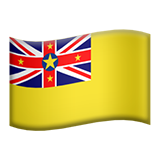 Drapeau: Niue pour Apple iOS 26.4