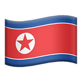 Vlag: Noord-Korea voor Apple iOS 26.4