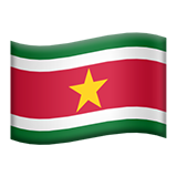 Flag: Suriname for Apple iOS 26.4