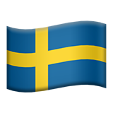 Flagge: Schweden für Apple iOS 26.4