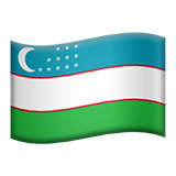 Vlag: Oezbekistan voor Apple iOS 26.4