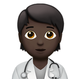 Health Worker: Dark Skin Tone for Apple iOS 26.4