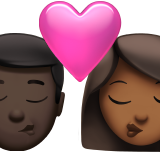 Ciuman - Pria: Warna Kulit Gelap, Wanita: Warna Kulit Sedang-Gelap untuk Apple iOS 26.4