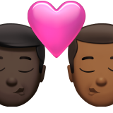 Bisou: Homme, Homme, Peau Foncée, Peau Mate pour Apple iOS 26.4