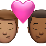 Kys: mand, mand, medium teint og medium til mørk teint for Apple iOS 26.4