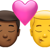 Beijo - Homem: Tom de pele médio-escuro, Homem: Sem tom de pele para Apple iOS 26.4