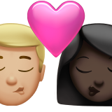 Ciuman - Pria: Warna Kulit Sedang-Terang, Wanita: Warna Kulit Gelap untuk Apple iOS 26.4