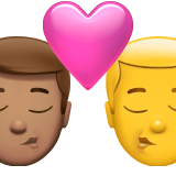 Kus - Man: Medium Huidskleur, Man: Geen Huidskleur voor Apple iOS 26.4