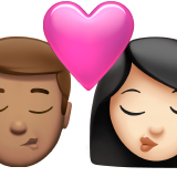 Ciuman - Pria: Warna Kulit Sedang, Wanita: Warna Kulit Cerah untuk Apple iOS 26.4