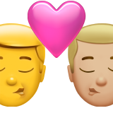 Ciuman - Pria: Tanpa Warna Kulit, Pria: Warna Kulit Sedang-Terang untuk Apple iOS 26.4