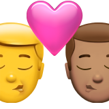 Beijo - Homem: Sem tom de pele, Homem: Tom de pele médio para Apple iOS 26.4