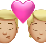 Bisous : homme, personne, teint moyen-clair pour Apple iOS 26.4