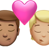 Baiser : Homme, Personne, Peau moyennement mate, Peau moyennement claire pour Apple iOS 26.4