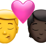 Ciuman: Pria, Orang, Tanpa Warna Kulit, Warna Kulit Gelap untuk Apple iOS 26.4