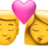 Ciuman - Pria, Wanita untuk Apple iOS 26.4