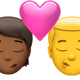 Beijo: Pessoa, Homem, Tom de pele médio-escuro, Sem tom de pele para Apple iOS 26.4
