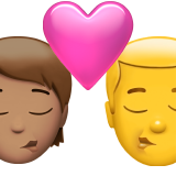 Baiser : Personne, Homme, Peau moyennement mate, Pas de peau mate pour Apple iOS 26.4