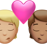 Bisou: Adulte, Adulte, Peau Moyennement Claire, Peau Légèrement Mate pour Apple iOS 26.4