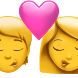 Kiss: Person, Woman for Apple iOS 26.4