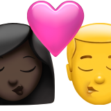 Ciuman - Wanita: Warna Kulit Gelap, Pria: Tidak Ada Warna Kulit untuk Apple iOS 26.4