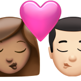 Bisou: Femme, Homme, Peau Légèrement Mate, Peau Claire pour Apple iOS 26.4
