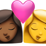 Kiss - Mulher: Tom de pele médio-escuro, Mulher: Sem tom de pele para Apple iOS 26.4