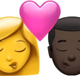 Beijo - Mulher: Sem tom de pele, Homem: Tom de pele escuro para Apple iOS 26.4