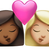 Beso: Mujer, Mujer, Tono De Piel Oscuro Medio, Tono De Piel Claro Medio para Apple iOS 26.4