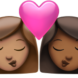 Bisou: Femme, Femme, Peau Légèrement Mate, Peau Mate pour Apple iOS 26.4