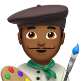 第男艺术家: 中等-深肤色号为第Apple iOS 26.4号