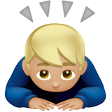 Homme Qui S’Incline: Peau Moyennement Claire pour Apple iOS 26.4