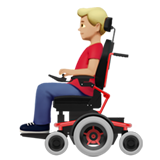 Lelaki dalam kerusi roda bermotor: ton kulit sederhana cerah untuk Apple iOS 26.4