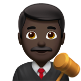 Juge Homme: Peau Foncée pour Apple iOS 26.4