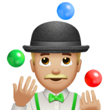 Jongleur: Peau Moyennement Claire pour Apple iOS 26.4