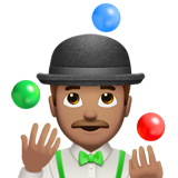 Homem Malabarista: Pele Morena para Apple iOS 26.4