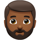 Pria: warna kulit gelap-sedang, janggut untuk Apple iOS 26.4
