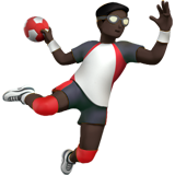 Handballeur: Peau Foncée pour Apple iOS 26.4