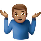 Homme Qui Hausse Les Épaules: Peau Légèrement Mate pour Apple iOS 26.4