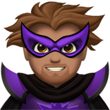 Super-Vilain Homme: Peau Légèrement Mate pour Apple iOS 26.4