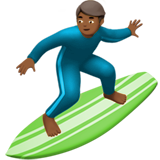 Homem Surfista: Pele Morena Escura para Apple iOS 26.4