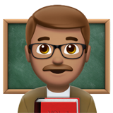 Enseignant: Peau Légèrement Mate pour Apple iOS 26.4