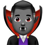 Mężczyzna wampir: karnacja średnio ciemna dla Apple iOS 26.4