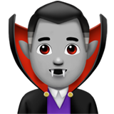 Vampire Homme: Peau Moyennement Claire pour Apple iOS 26.4