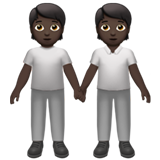 Orang bergandengan: warna kulit gelap untuk Apple iOS 26.4