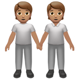 Deux Personnes Se Tenant La Main: Peau Légèrement Mate pour Apple iOS 26.4