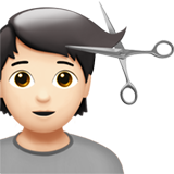 Orang potong rambut: warna kulit cerah untuk Apple iOS 26.4