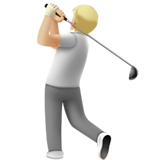 Joueur De Golf: Peau Moyennement Claire pour Apple iOS 26.4