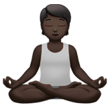 Osoba w pozycji lotosu: karnacja ciemna dla Apple iOS 26.4