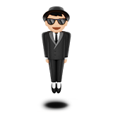 Pessoa De Terno Levitando: Pele Clara para Apple iOS 26.4